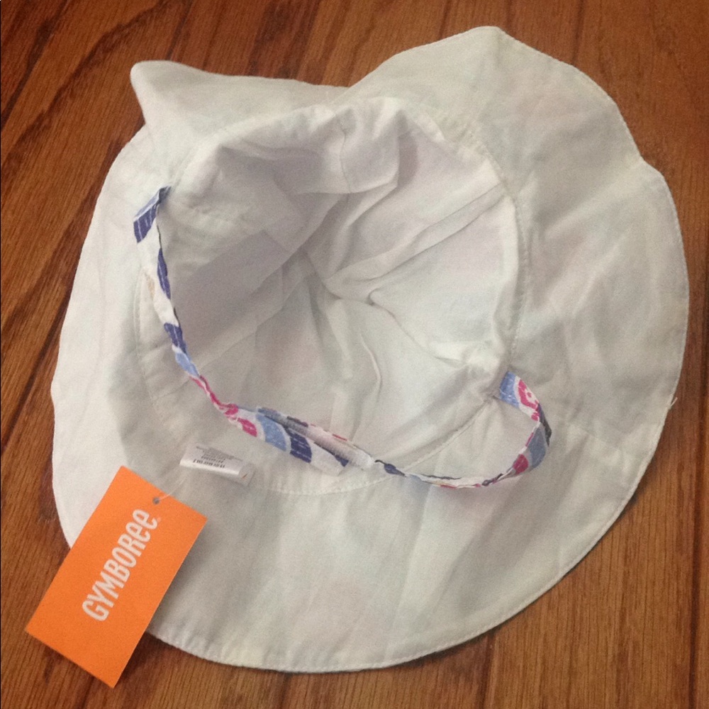 size 2T to 3T, gymboree kids sun hat, floral flower 🌸 print, new condition - Picture 3 of 3